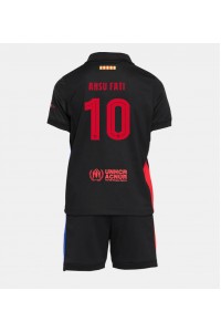 Barcelona Ansu Fati #10 Babytruitje Uit tenue Kind 2024-25 Korte Mouw (+ Korte broeken)